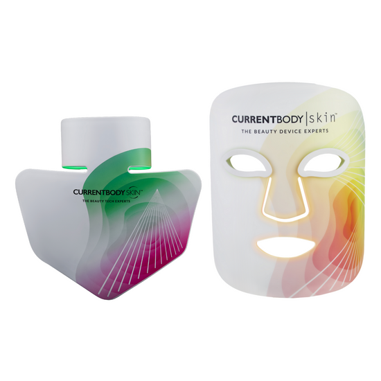 CurrentBody Skin 4-in-1 Zonen Mapping Gesichtsmaske und LED Brightening Hals & Dekolleté Maske