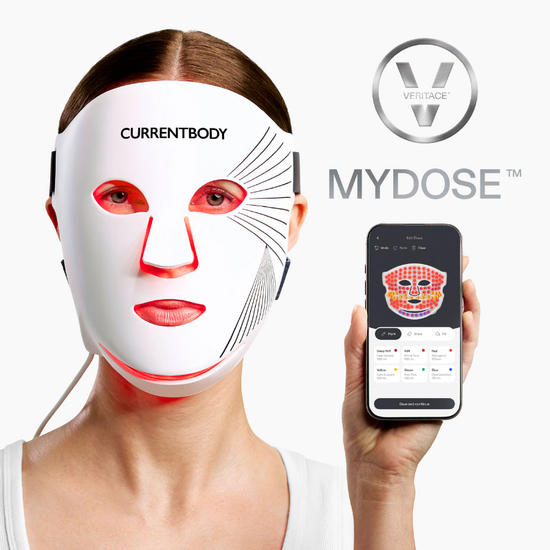 CurrentBody Skin LED Rotlicht Therapie Gesichtsmaske: 3. Generation