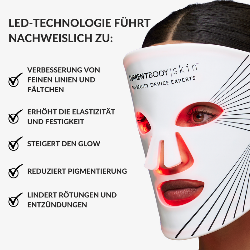 CurrentBody Skin LED Lichttherapie Maske | CurrentBody DE