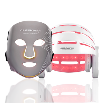 LED Multi-Licht Therapie Maske & LED Gerät gegen Haarausfall Set