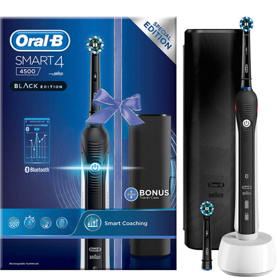 Oral-B Smart 4 4500N Black Electric Toothbrush + Travel Case