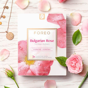 FOREO Bulgarian Rose Feuchtigkeitsspendende Gesichtsmaske-FOREO-Professionelle Gesichtsreinigung-CurrentBody DE