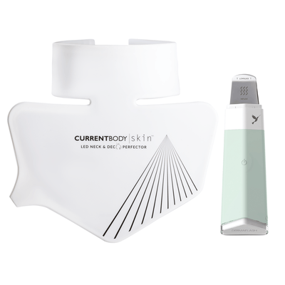 CurrentBody Skin LED Hals & Dekolleté Perfector & DermaFlash DermaPore