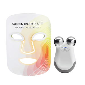 CurrentBody Skin LED 4-in-1 Gesichtsmaske x NuFACE Mini Set