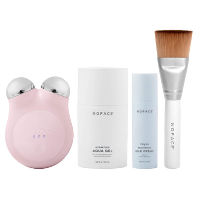 NuFACE Mini+ Gesichtstrainer Starter Kit - Sandy Rose