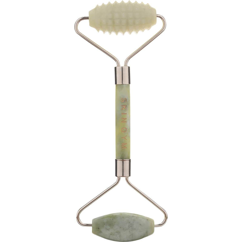 Skin Gym Double Duty Smooth & Textured Jade Face Roller