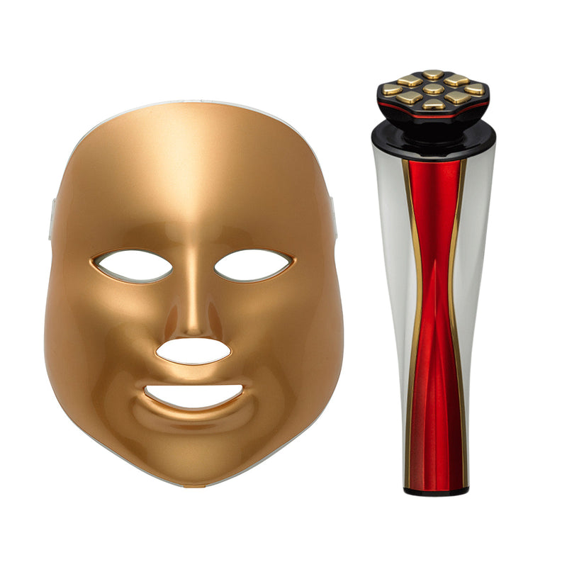 Dr Arrivo Zeus II & MZ Skin Golden Light Therapy Mask Kit