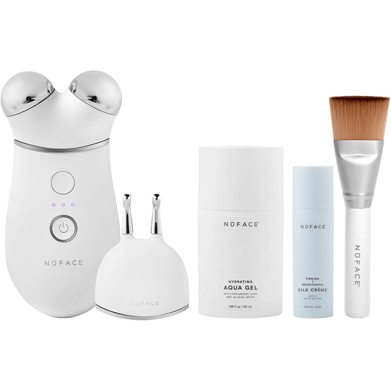 NuFACE TRINITY+  Gesichtsstraffungsgerät & Effektiver Lippen- und Augenaufsatz